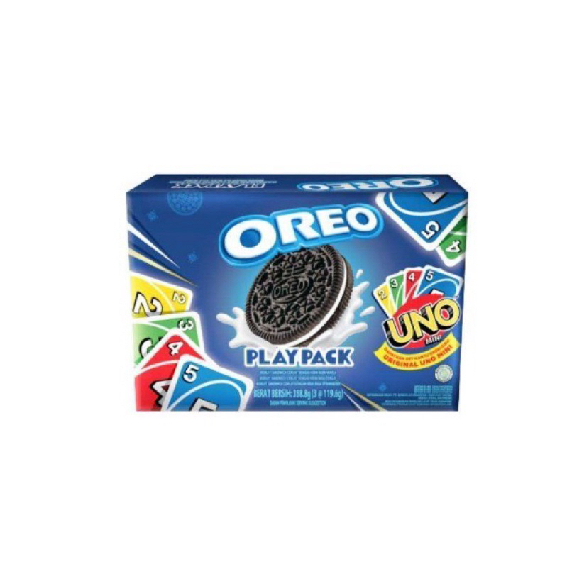 

PROMO - Oreo Playpack Gratis Original UNO Mini 358.8g FREE MegRythm Eye Mask 1pcs Random Variant