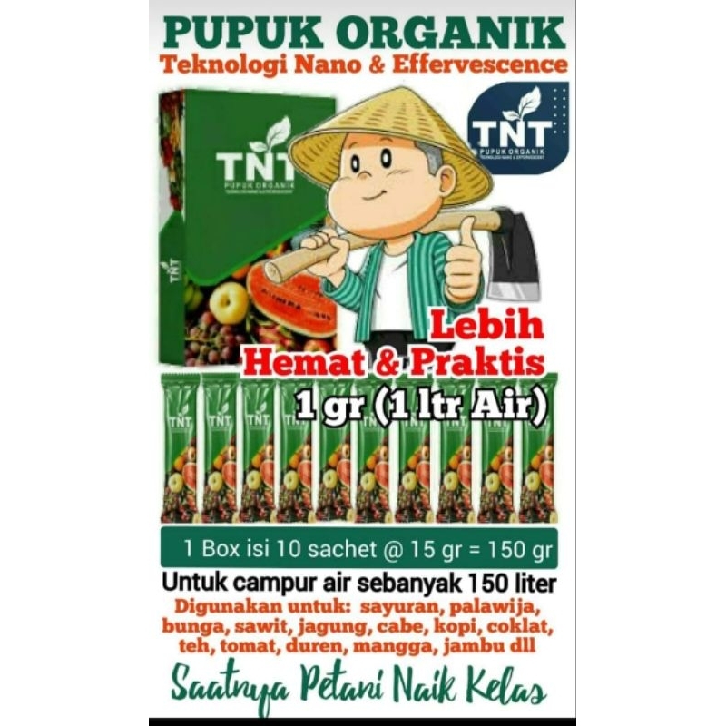 Pupuk Organik TNT Teknologi Nano Untuk Segala Jenis Tanaman