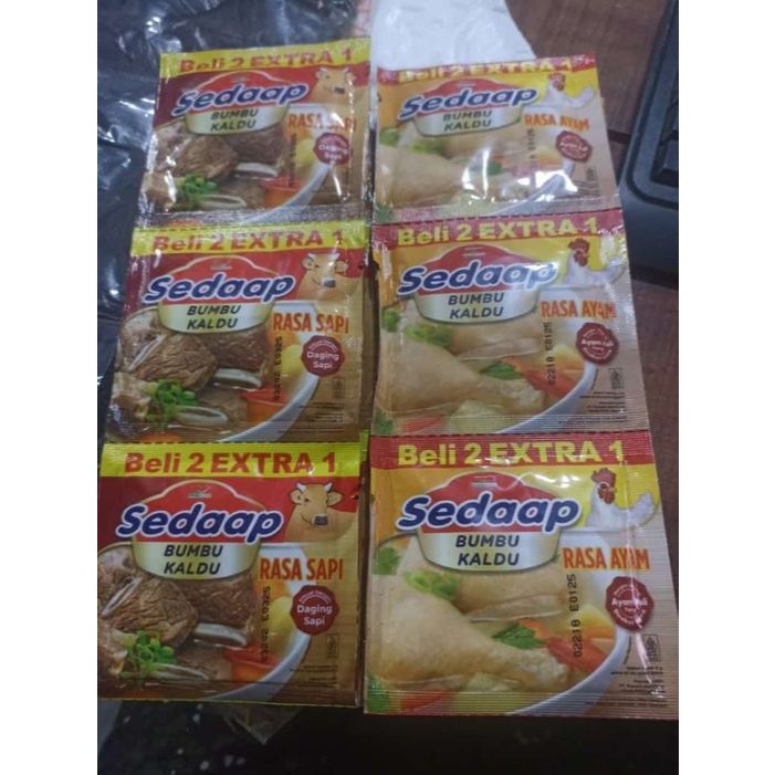 

Bumbu penyedap masakan merk SEDAAP 18 pcs × 9 gr [HARGA 1 RENTENG] harga promo