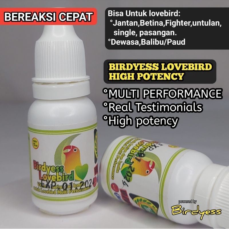 Birdyess lovebird penggacor lovebird high potency