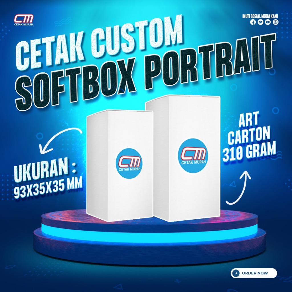 

Box packaging serum/cetak dus serum/dus parfum custom