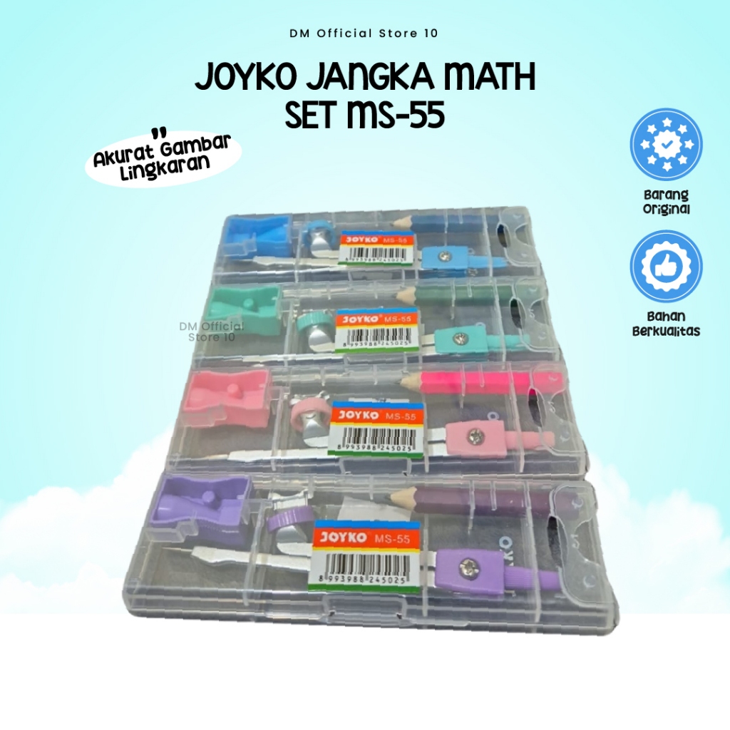 

Joyko Math Ms-55 Jangka Pensil Kayu MS55 Original Alat Belajar Perlengkapan Sekolah By Dm Store