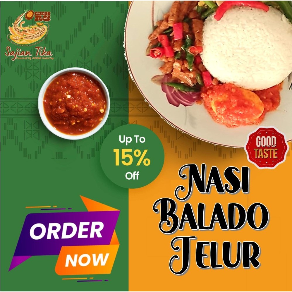 

nasi campur / nasi balado telur paket hemat / nasi sayur murah enak