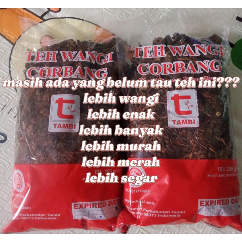 

Teh Corbang | Teh Wangi Corbang | Tambi Wonosobo 250gr