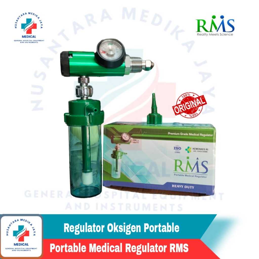 Regulator Oksigen Portable RMS - RMS Medical Regulator
