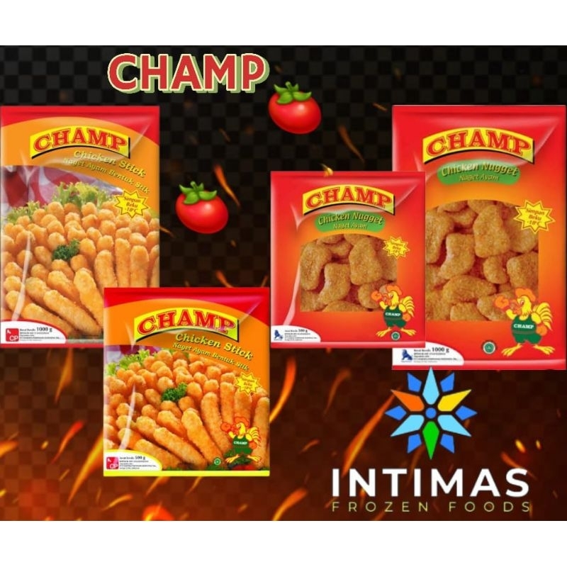 

cham chiken naget,chicken stick 1000gr,500gr