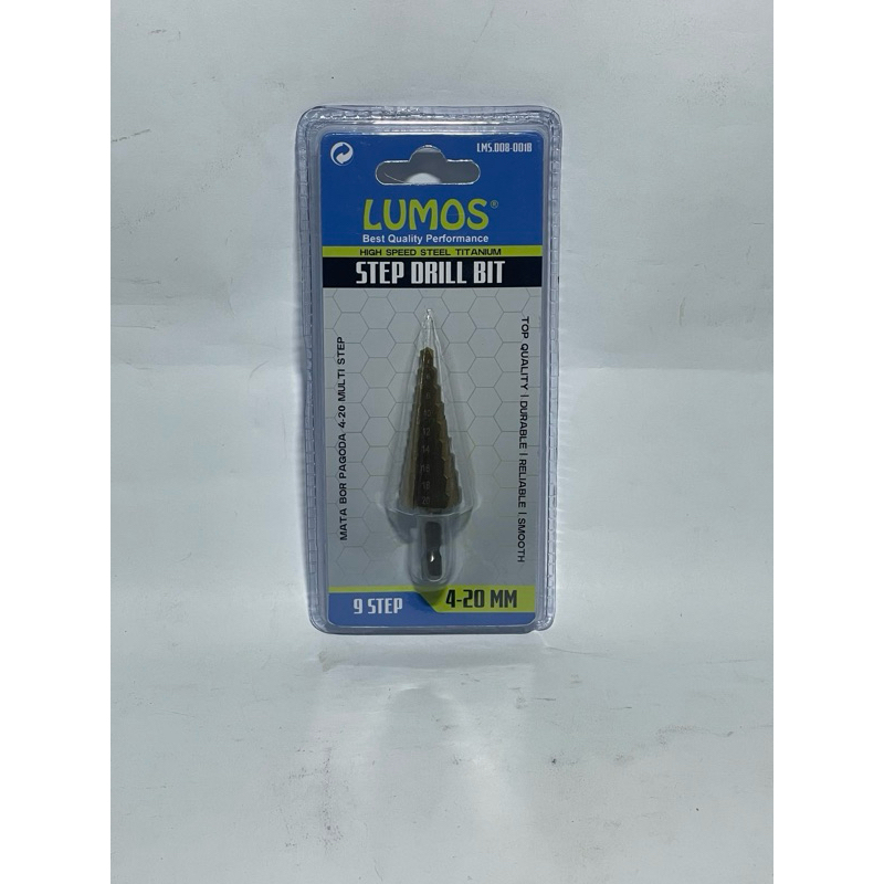 mata bor pagoda 4-20 lumos / mata bor pagoda spiral / mata bor pagoda kuningan / mata bor kerucut