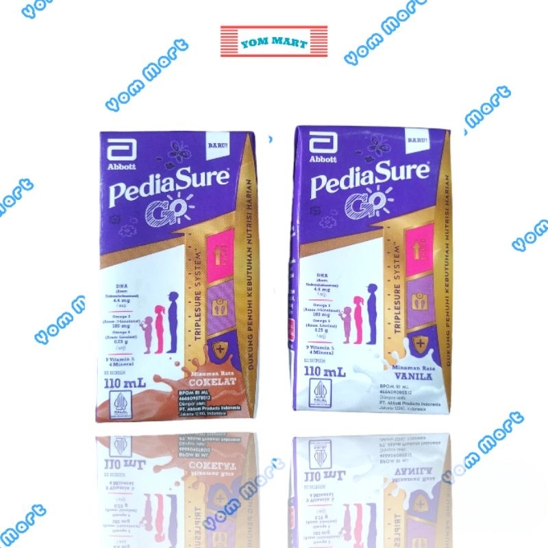 

PEDIASURE GO RASA COKLAT DAN VANILLA 110ML