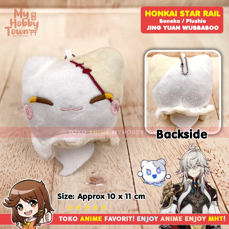 Gantungan Kunci Boneka Anime Game Honkai Rail Star - Jing Yuan Wubbaboo Plushie Doll