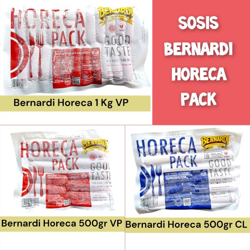 

sosis bernardi horeca pack 500gr | sosis bernardi horeca pack 1 kg VP CL