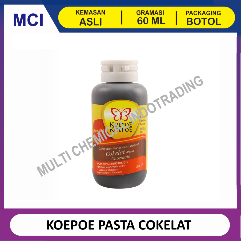 

KOEPOE KOEPOE PASTA COKELAT 60 ML / KUPU KUPU COKLAT