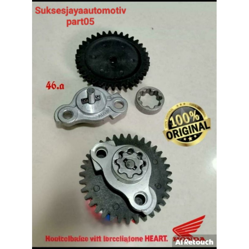 Pompa Oli Set Motor Honda Vario 125/150 PCX ADV Original