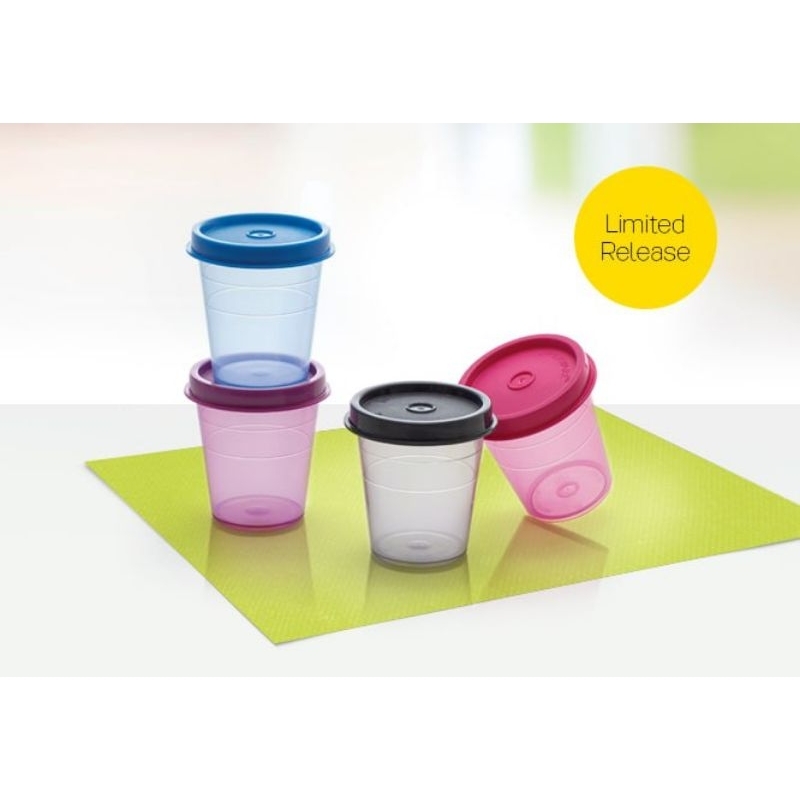 midget tupperware tempat vitamin saos sambal jarum pentul