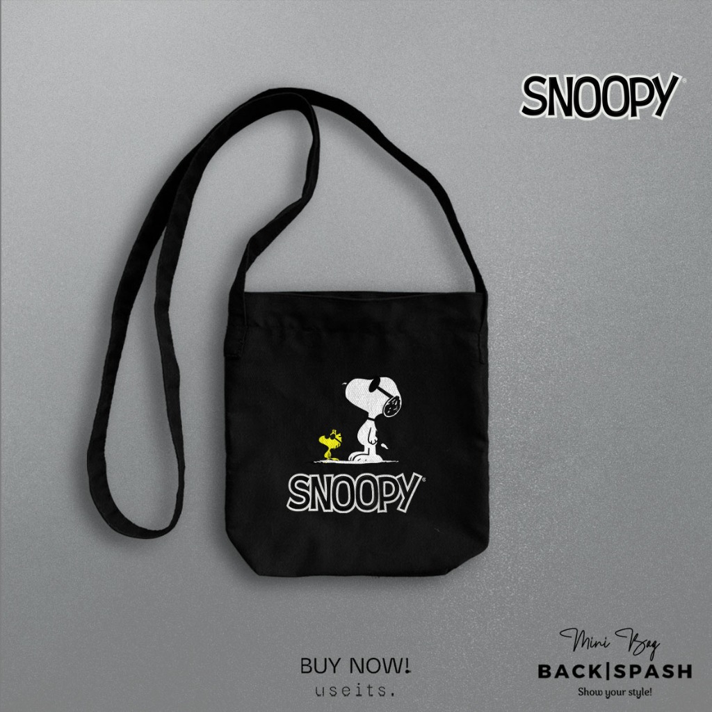 Tas Selempang Mini Sling Bag Snoopy Mini Bag Kartun SNOOPY MSB1