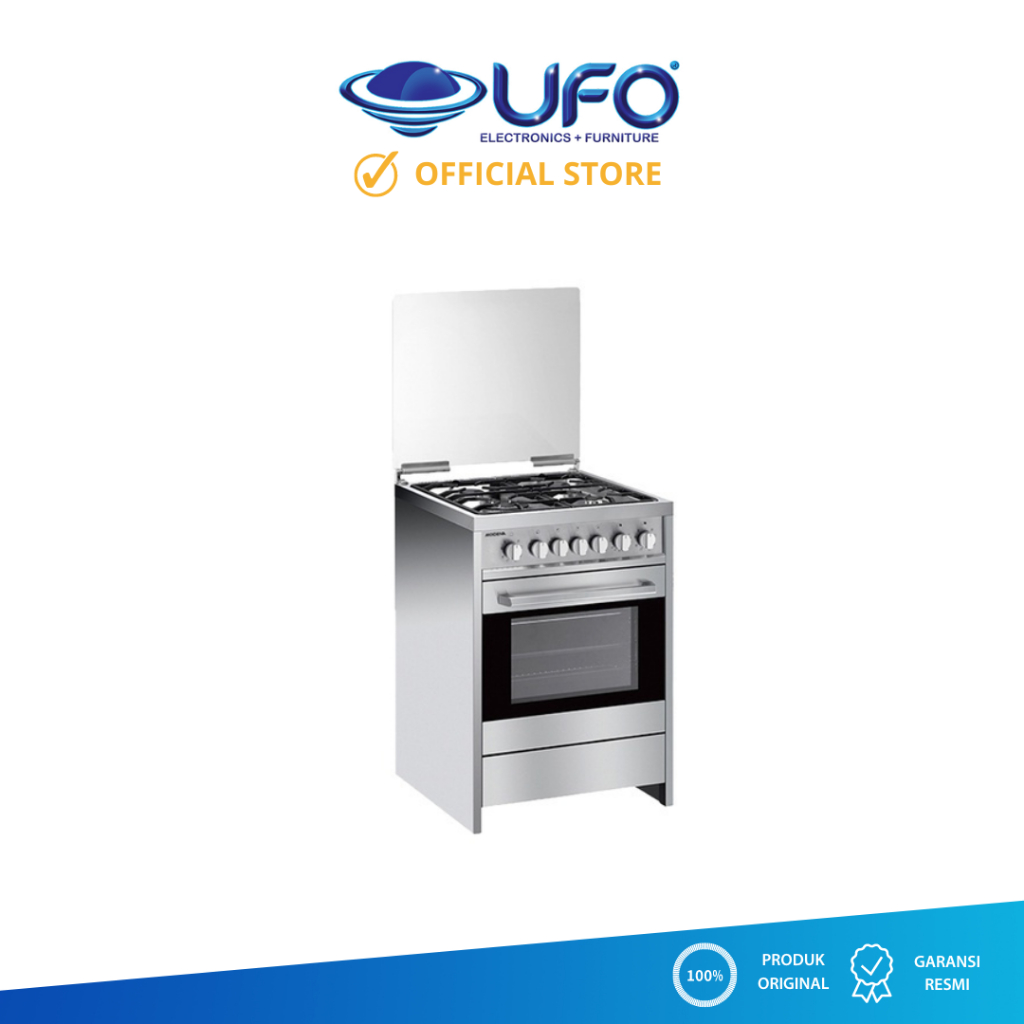 Modena FC8640 Kompor Oven Gas Freestanding Cooker 4 Tungku