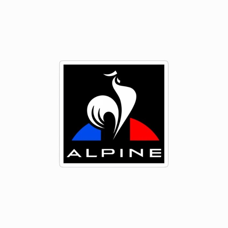 

sticker Alpine F1 team logo le coq sportif sport streetwear brand stiker