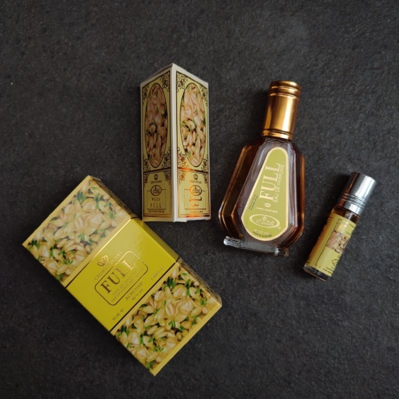 Paket Parfum Melati Al-Rehab Roll 6ml dan Spray 50ml | Alrehab Original Import Saudi | Parfum Shalat