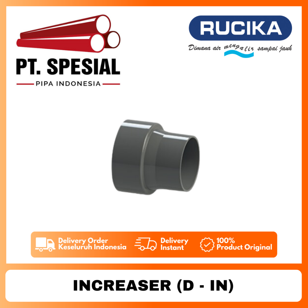 Reducer Sok PVC D Rucika / Vlok Sok PVC Rucika / Increaser D Rucika - 10