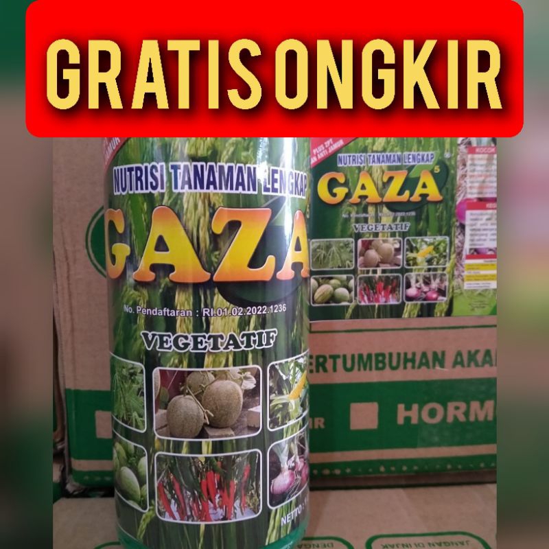 pupuk daun dan zpt vegetatif untuk pertumbuhan pada tanaman GAZA 1L