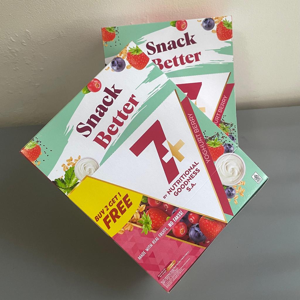 

7+ CEREAL BAR COCOA CHIA / YOGHURT BERRY 22 GRAM BUY2 GET1 FREE / SEREAL BAR