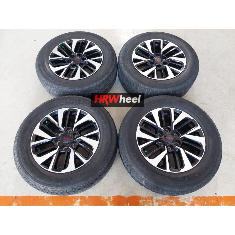 Velg Bekas Ori Toyota Fortuner TRD Ring 18 Ban Bridgestone 265 60 R18