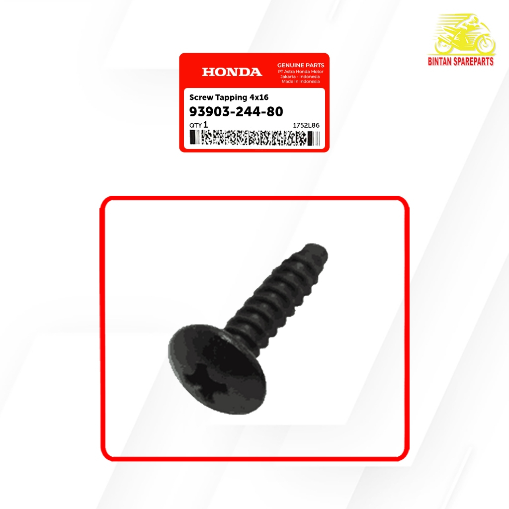 Baut Screw Tapping 4x16 93903 244 80