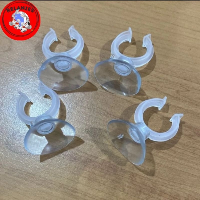 dop kaca tempel aquarium dop pipa kaca aquarium