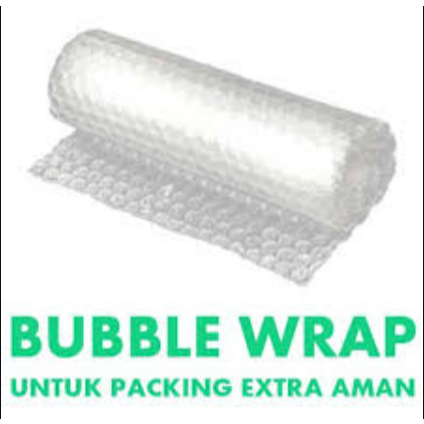 

Additional Bubble Wrap meningkatkan keamanan paket