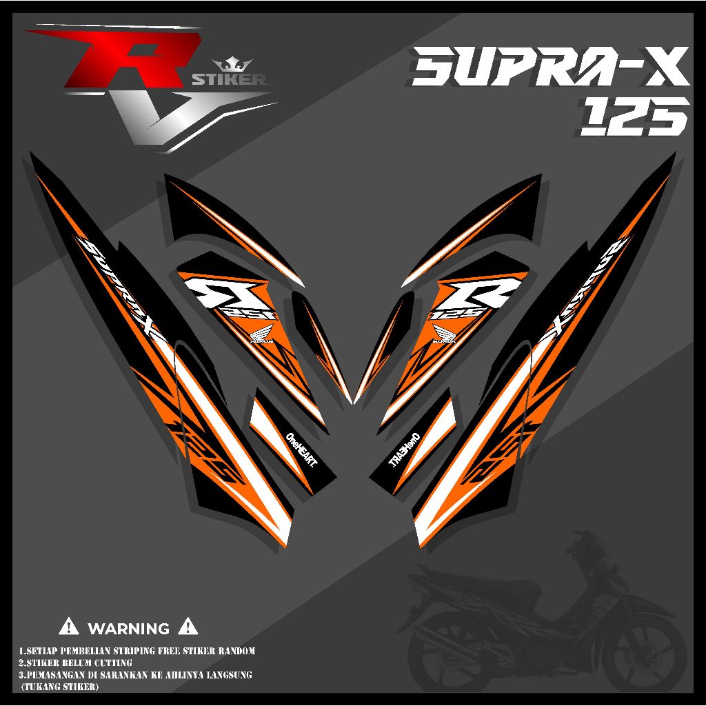 striping supra x 125 / striping supra x lama / stiker supra x 125 / striping supra x 125 variasi / d