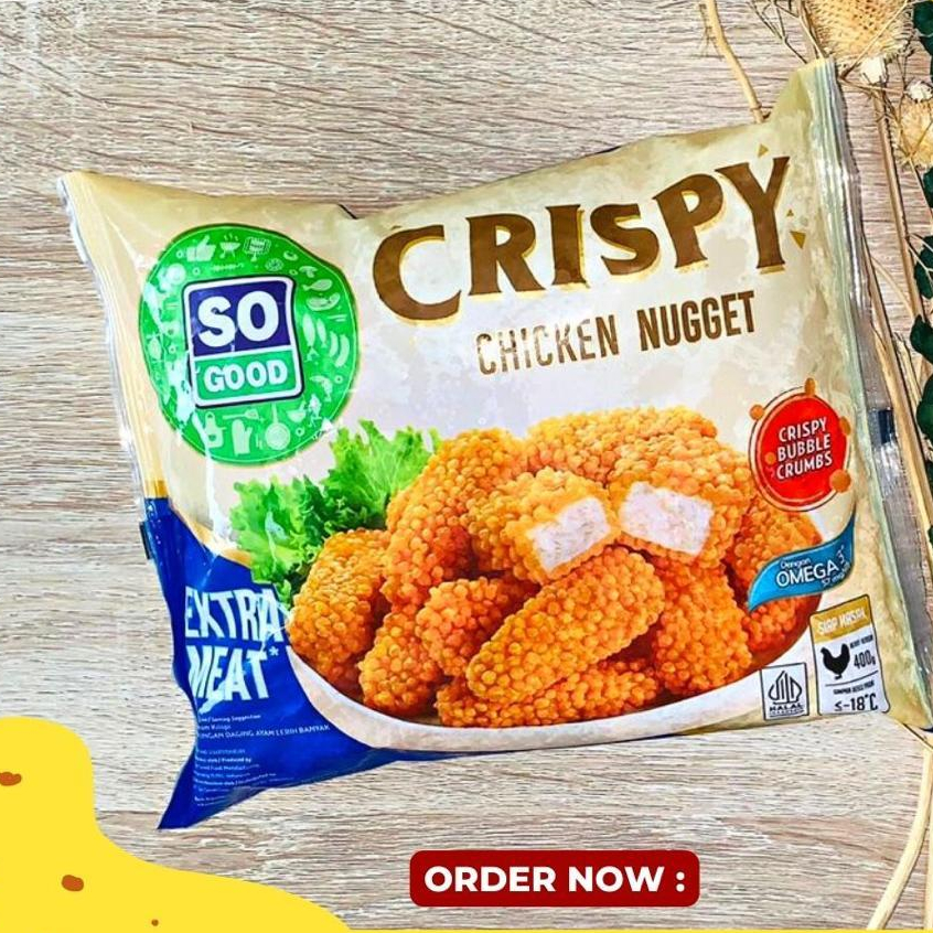 

SO GOOD CRISPY CHICKEN NUGGET 400GR