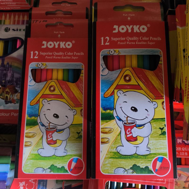 

Pensil warna JOYKO panjang 12 warna