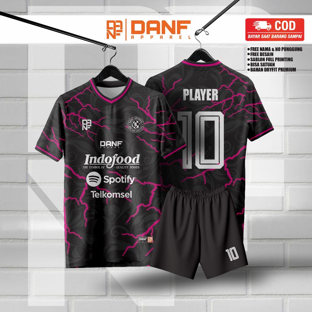 JERSEY CUSTOM TERBARU FUTSAL BADMINTON BOLA VOLI FULL PRINTING Baju Sport