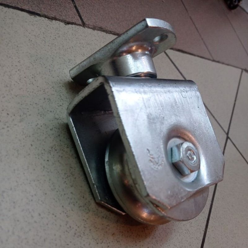 roda pagar lipat/roda pintu pagar / roda pintu gerbang sliding 3 inchi heavy duty ( rel tikung-belok