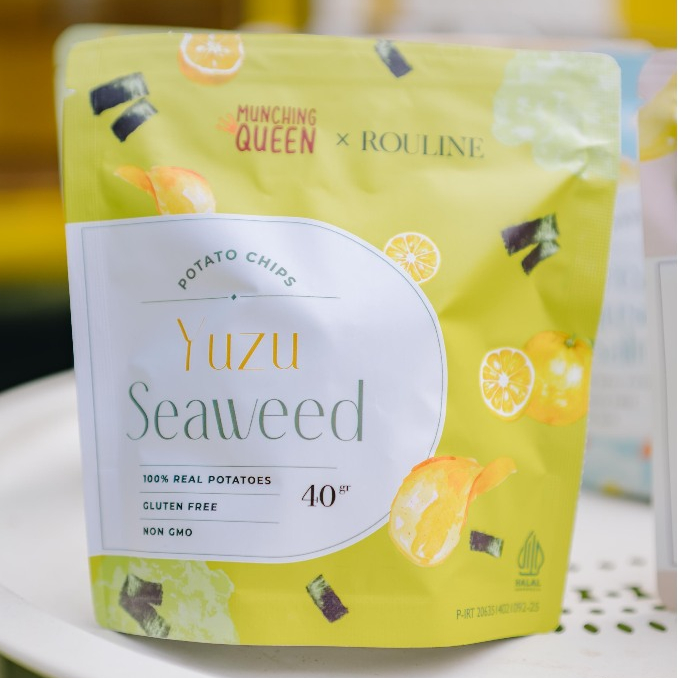 

Munching Queen x Rouline - Gourmet Potato Chips Series Yuzu Seaweed