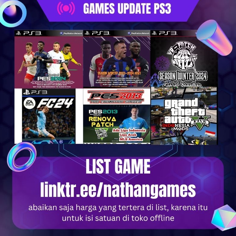 HARDISK FULL GAME PS3 1TB 5GB 32GB 25 GB EKSTERNAL BITBOX PS3 24 q U4E3