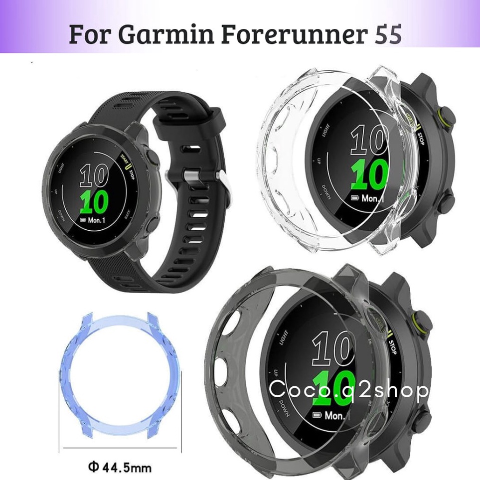 BUMPER CASE GARMIN FORERUNNER 55 SMARTWATCH TPU  PELINDUNG GARMIN FORERUNNER 55 KODE L8U7