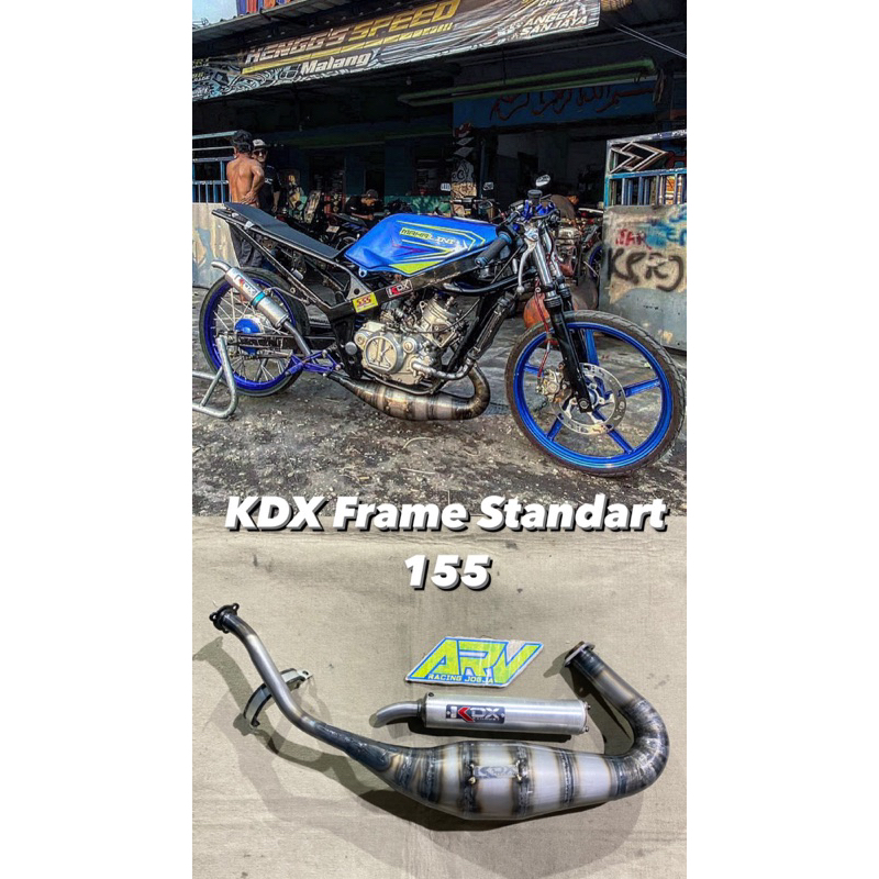 Knalpot KDX Ninja Frame Standar 155 Cobra Ori Jogja