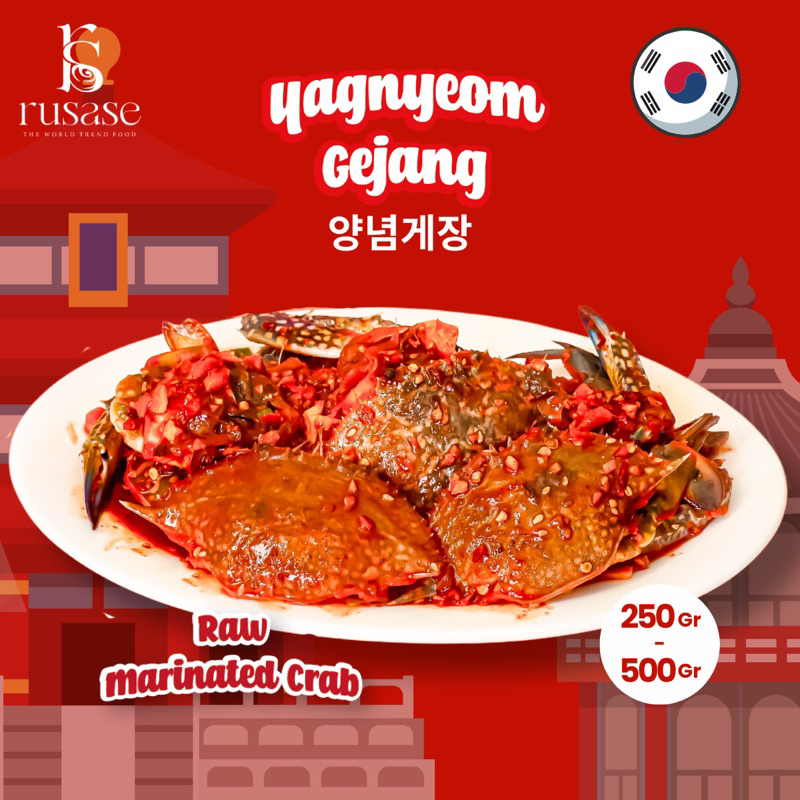 Yagnyeom Gejang (Kepiting Mentah Ala Korea) *wajib tambah styrofoam box