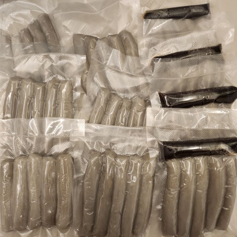 

pempek Lenjer vegan harga tertera adalah per vacum pack (rasa original)