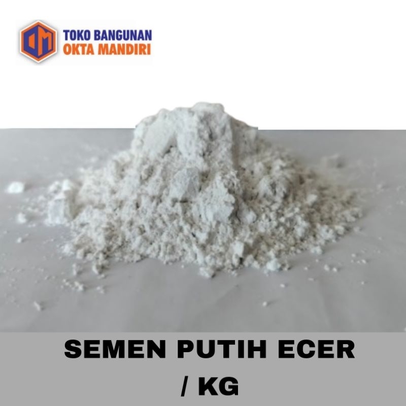 OKM- Semen putih ecer per 1kg merek Blackbull/ plamir tembok/ semen putih