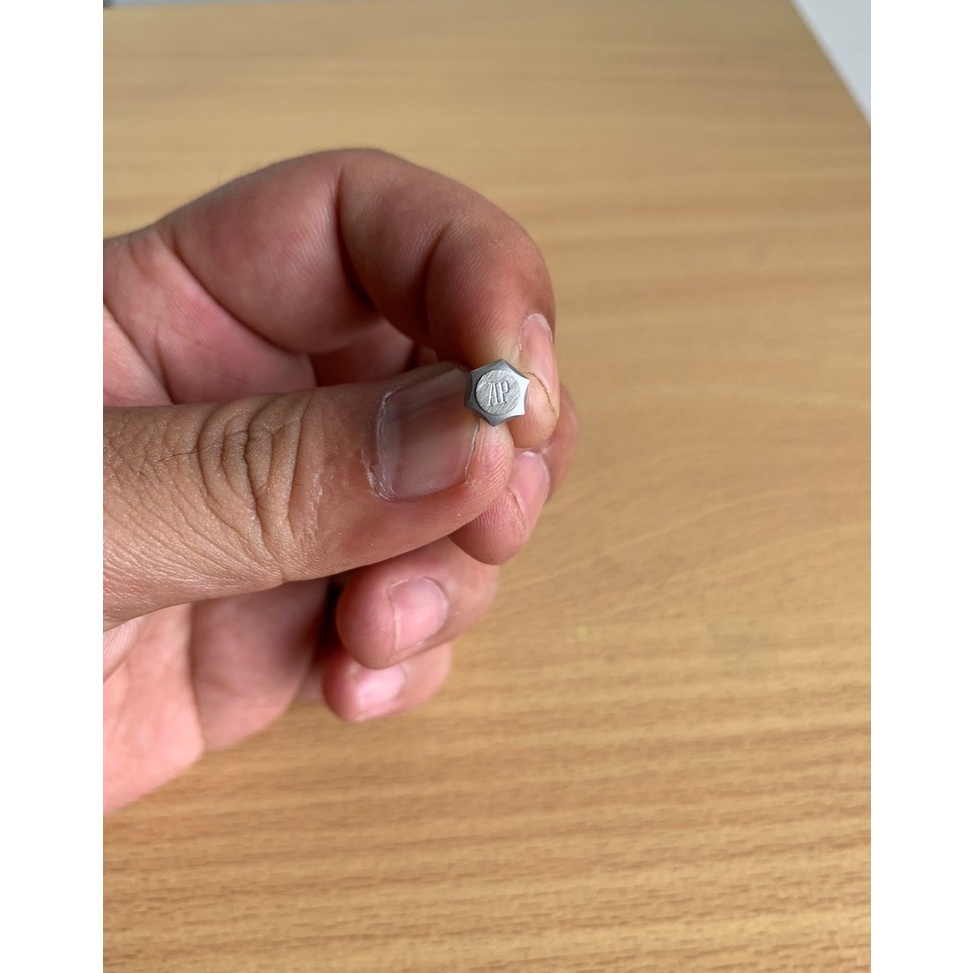 KNOP CROWN STEM AS DRAT JAM TANGAN LOGO AP AUDERMARS PIGUET SILVER KODE U9L9