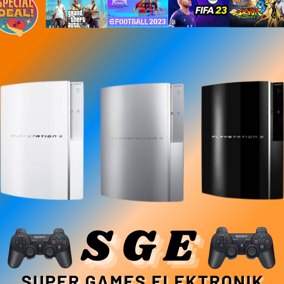 PS3 PlayStation 3 FaT CFW SONY 5GB CECHL REGION JAPAN FREE GAME PS3 VERSI TERBARU d ZP9