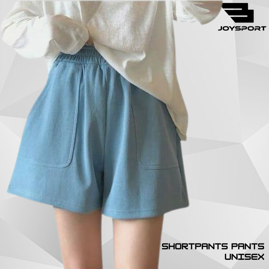 Celana pendek Hotspants bahan fleece lembut tebal/ hotspant unisek pria wanita