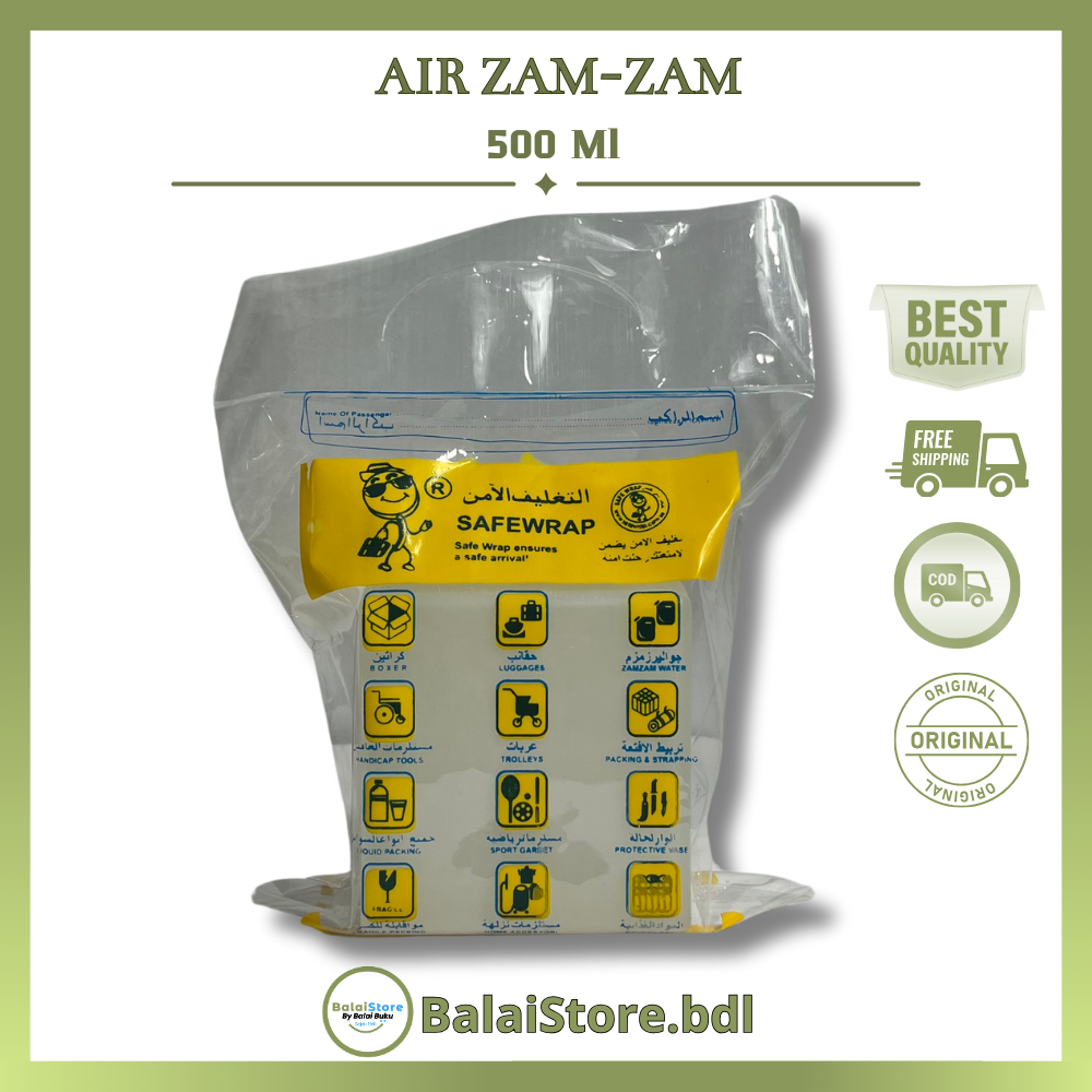 

Air Zam Zam 500 ml Original Air ZamZam 500 gr Asli Air Zamzam Kemasan 1/2 Liter zamzam import