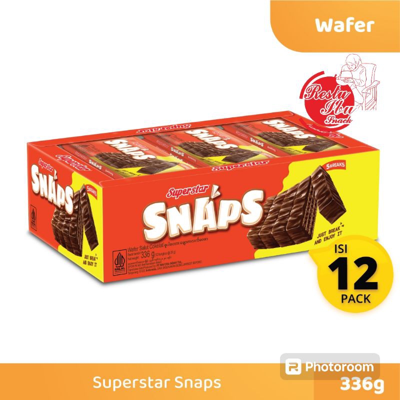 

Superstar snaps triple chocolate - 1 box isi 12 pcs (harga per box)