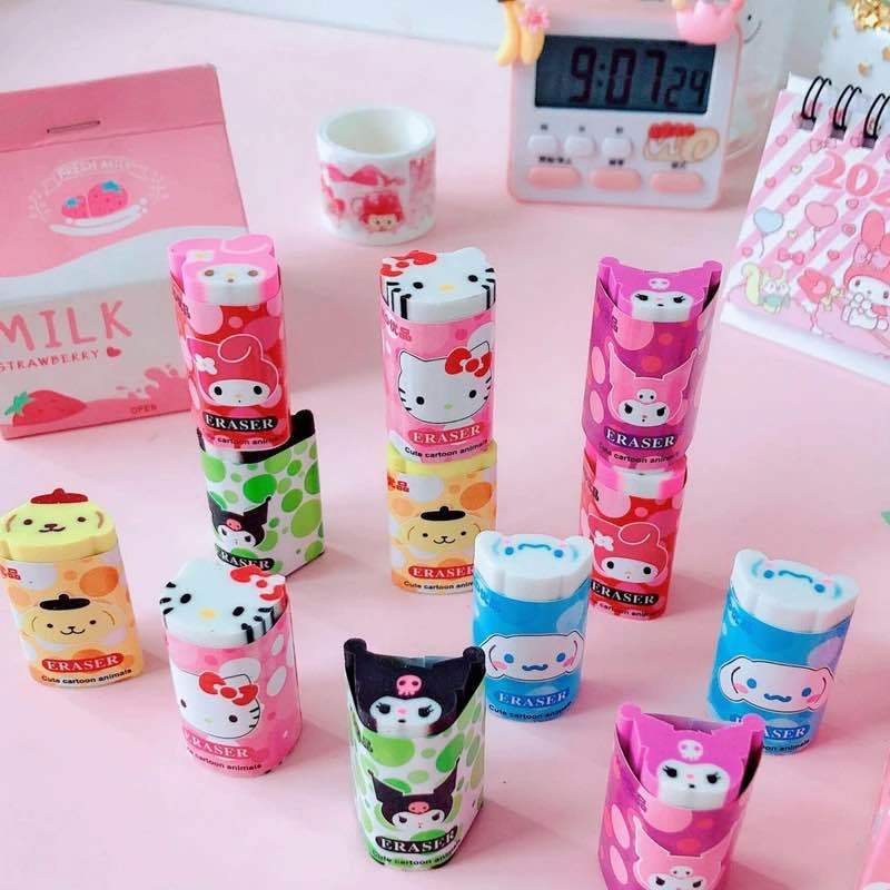 

Penghapusan Kepala Sanrio eraser edisi Sanrio Alat Tulis Hapusan Unik