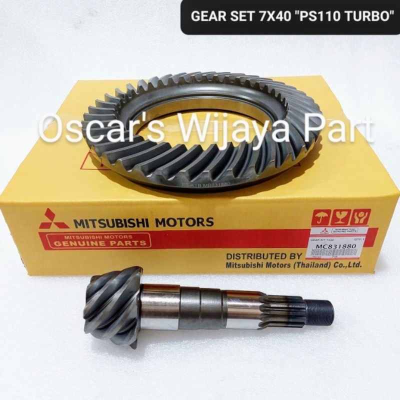 GEAR SET PS 110 TURBO 7x40 GIGI GARDAN CANTER PS 110 TURBO