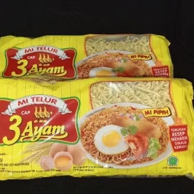 

RGG_MI TELUR CAP 3 AYAM/MI BURUNG DARA 200g/MI PEDAS INSTANT