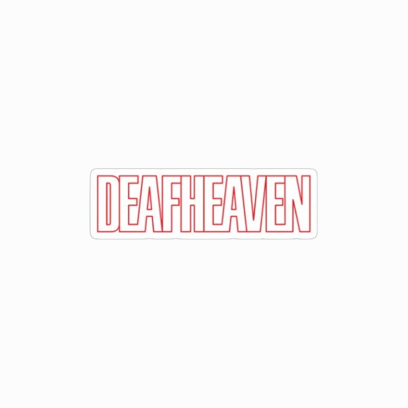 

sticker Deafheaven logo band post black metal stiker