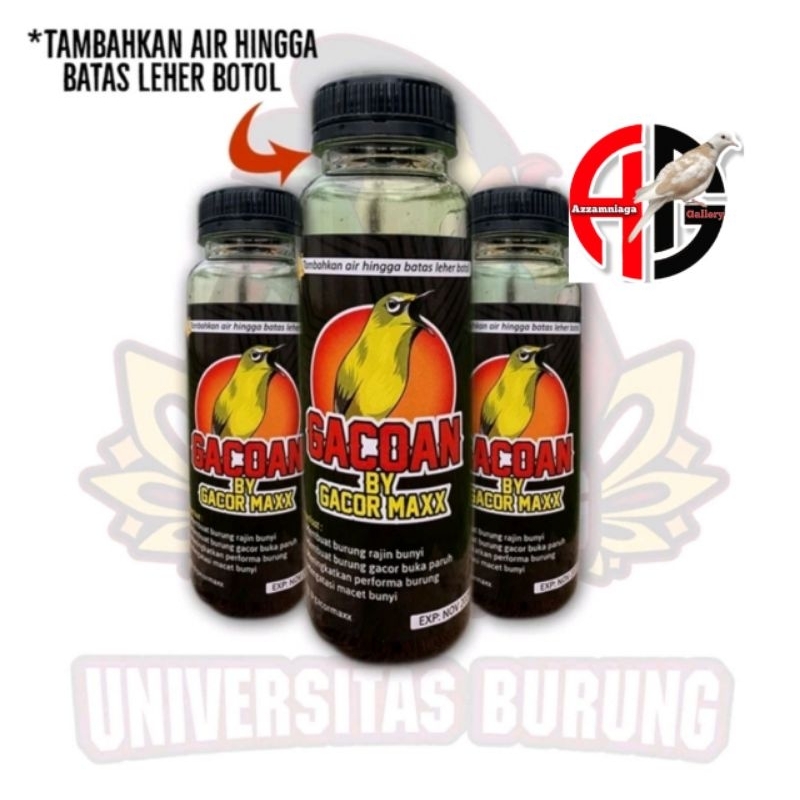 GACOAN  PLECI VITAMIN GACOAN GACORMAXX VITAMIN BURUNG PLECI